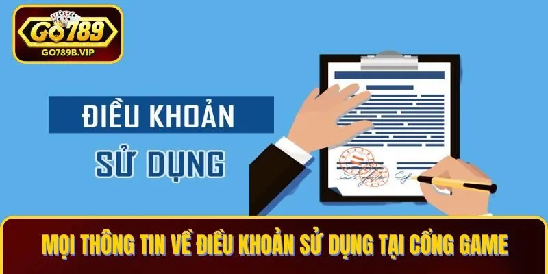 Mọi thông tin về điều khoản sử dụng tại cổng game Mọi thông tin về điều khoản sử dụng tại cổng game