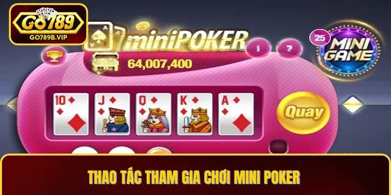 Hướng dẫn đặt cược Mini Poker cho người mới Hướng dẫn đặt cược Mini Poker cho người mới